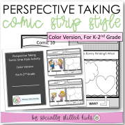 Perspective Taking Comic Strip Activity | K-2nd Color Version